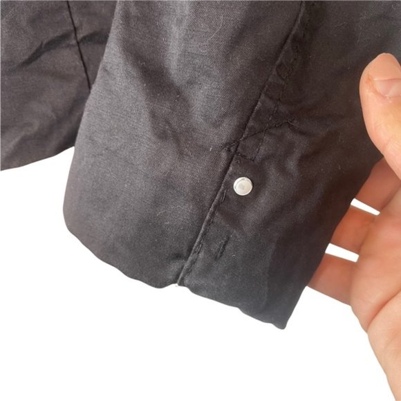 G-STAR Raw Black Cotton Linen Blend 'CL Safari Blazer' Button Front Size 34 - Picture 2 of 11